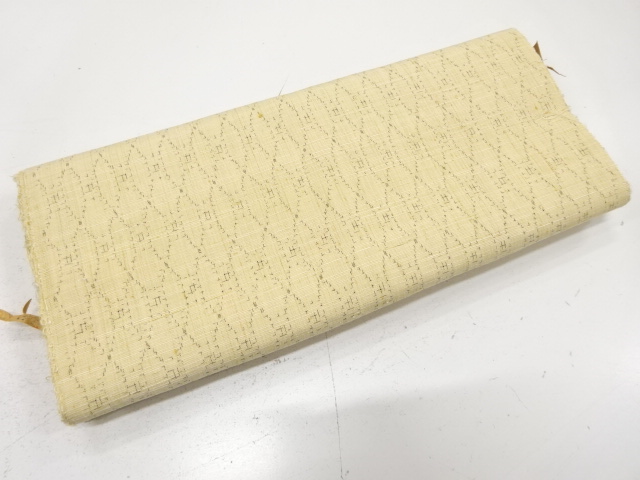 JAPANESE KIMONO / ANTIQUE ARAIHARI FOR KIMONO / SILK / HAND WOVEN TSUMUGI / TATEWAKU